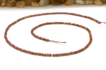 Zircon CZ AA Grade Polished Amber 2mm Faceted Round