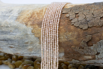 Zircon CZ AA Grade Polished Light Peach 2mm Faceted Round