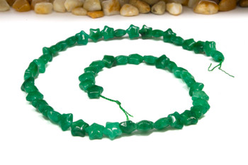 Jade Polished 8mm Star Dyed Emerald