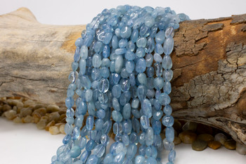Aquamarine Polished 6-8mm Nugget
