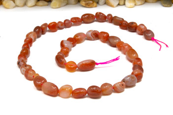Red Agate Polished Approx. 6-8mm Nuggets