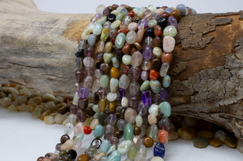 Mixed Gemstones Polished Approx. 6-8mm Nugget