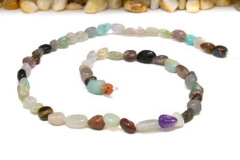 Mixed Gemstones Polished Approx. 6-8mm Nugget