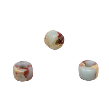 Forte Bead - Blue Imperial Jasper - Sold Individually